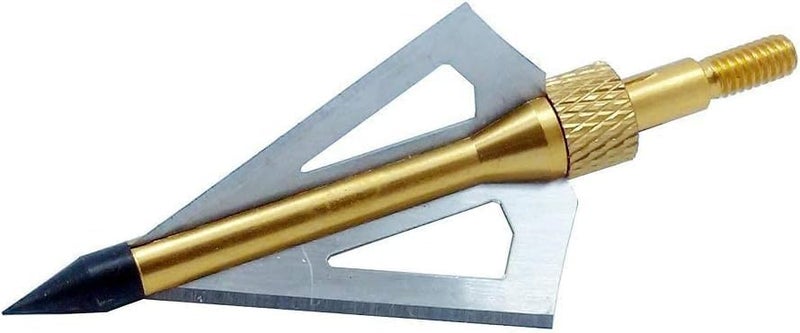 Sinbadteck Hunting Broadheads, 12PK 3 Blades Archery Broadheads 100 Grain Screw-in Arrow Heads Arrow Tips Compatible with Traditional Bows and Compound Bow - Image 5